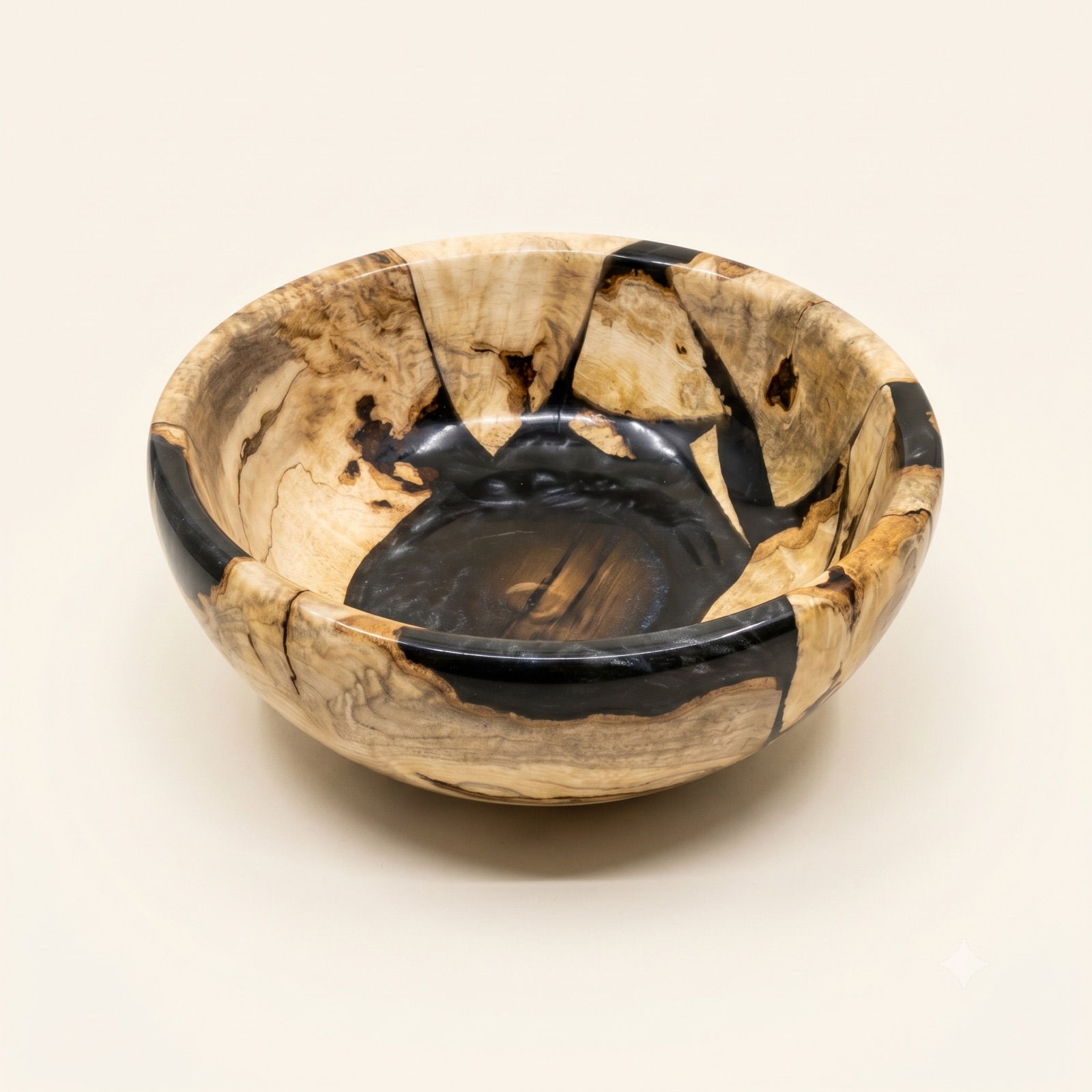 Burl & Epoxy Bowl — Burl & epoxy