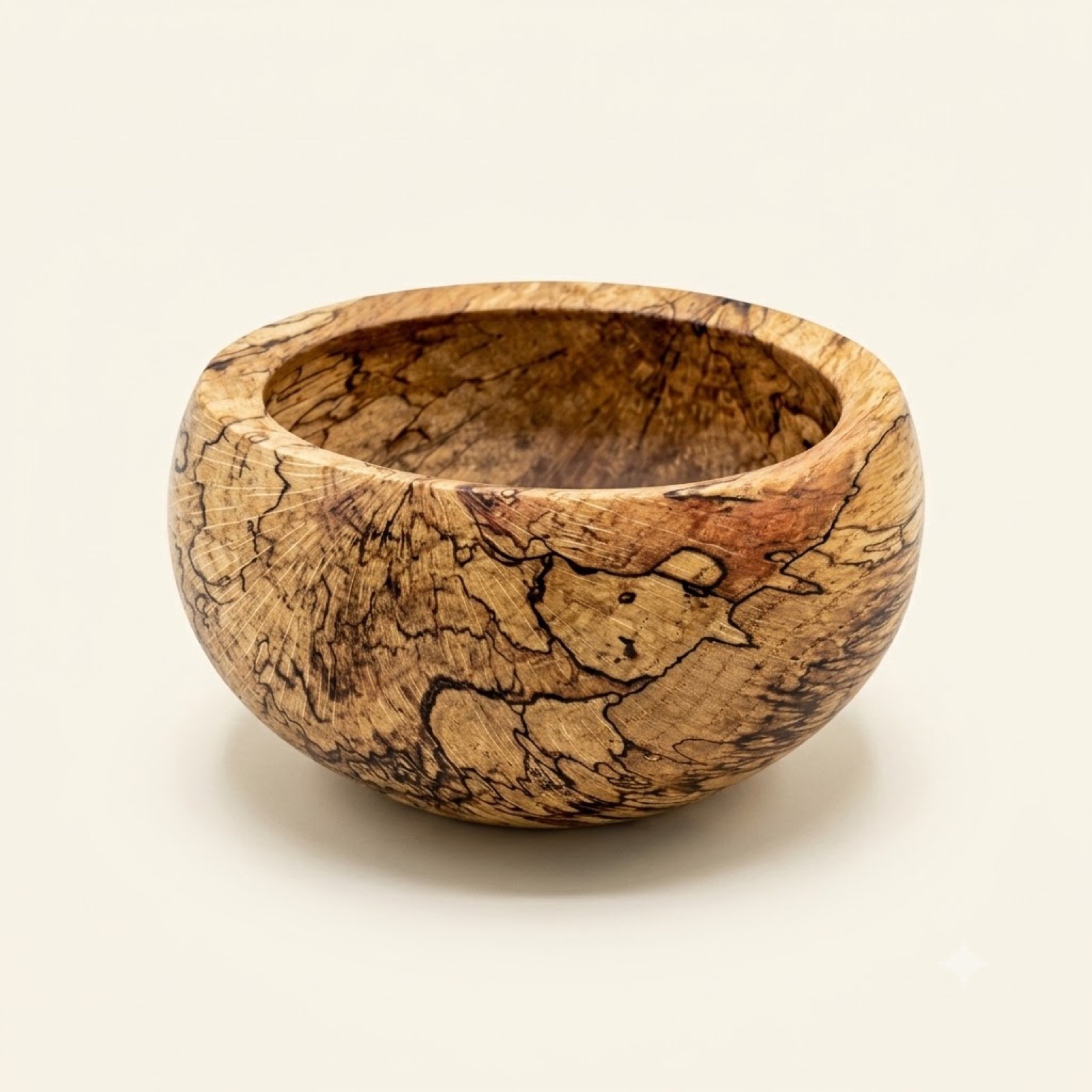 Highly Spalted Gum Decorative Bowl — Spalted sweet gum
