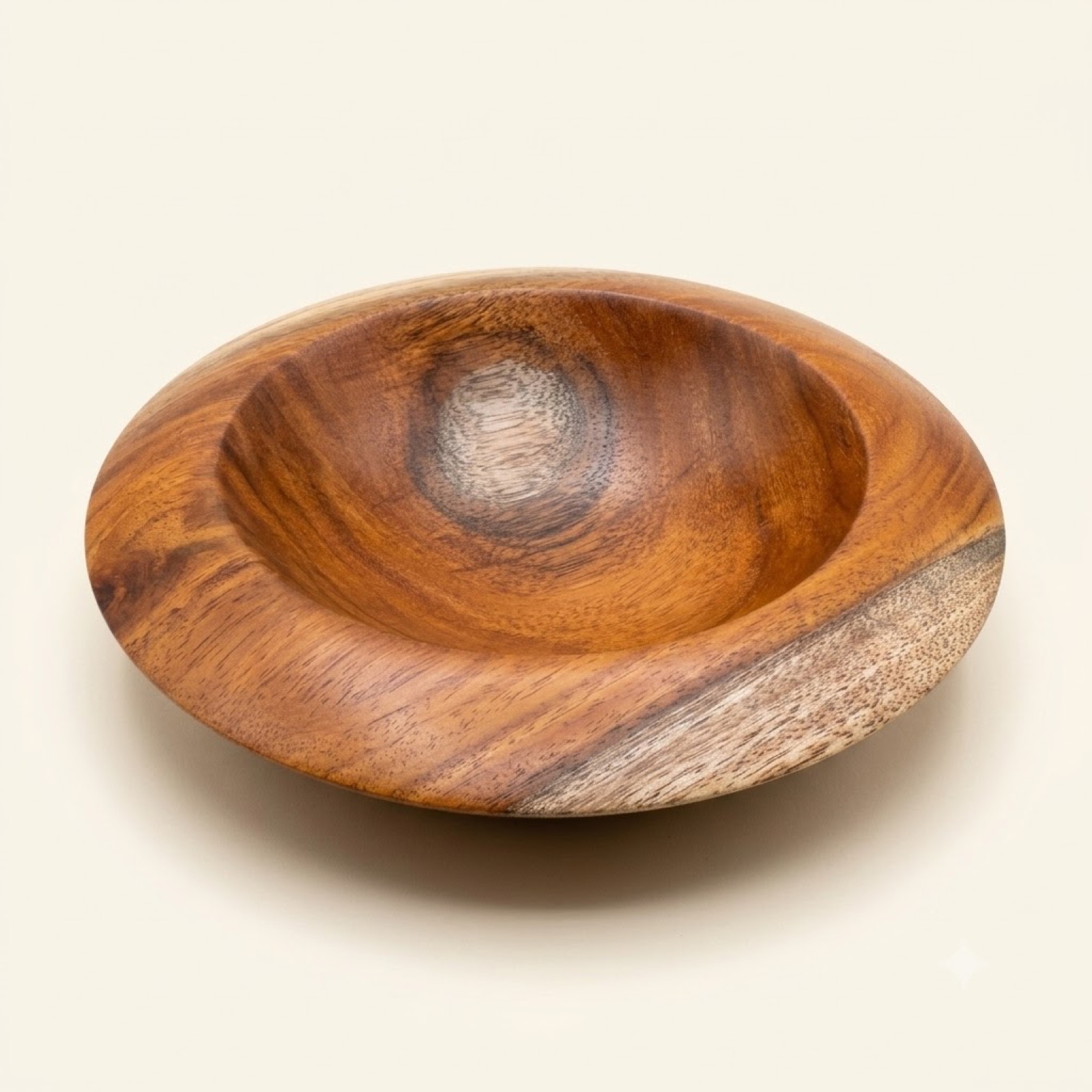 Red Oak Shallow Dish — Red oak