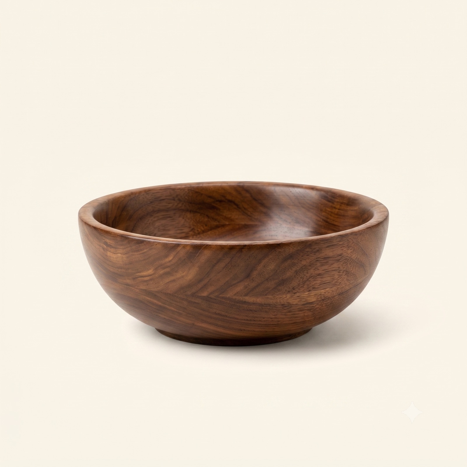 Nine-Inch Walnut Salad Bowl — Walnut