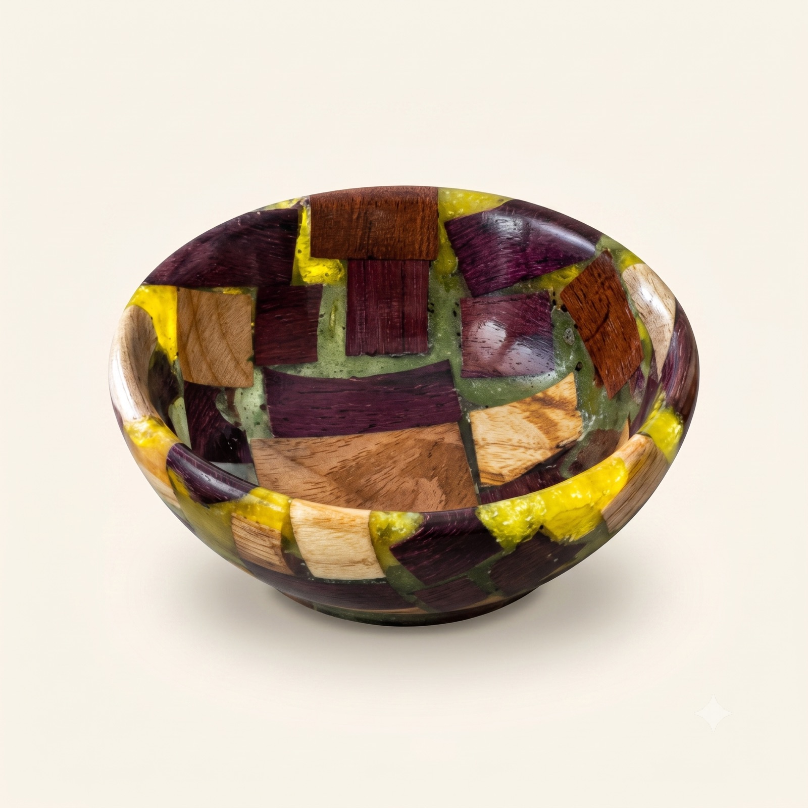 Epoxy & Wood Bowl — Wood & epoxy