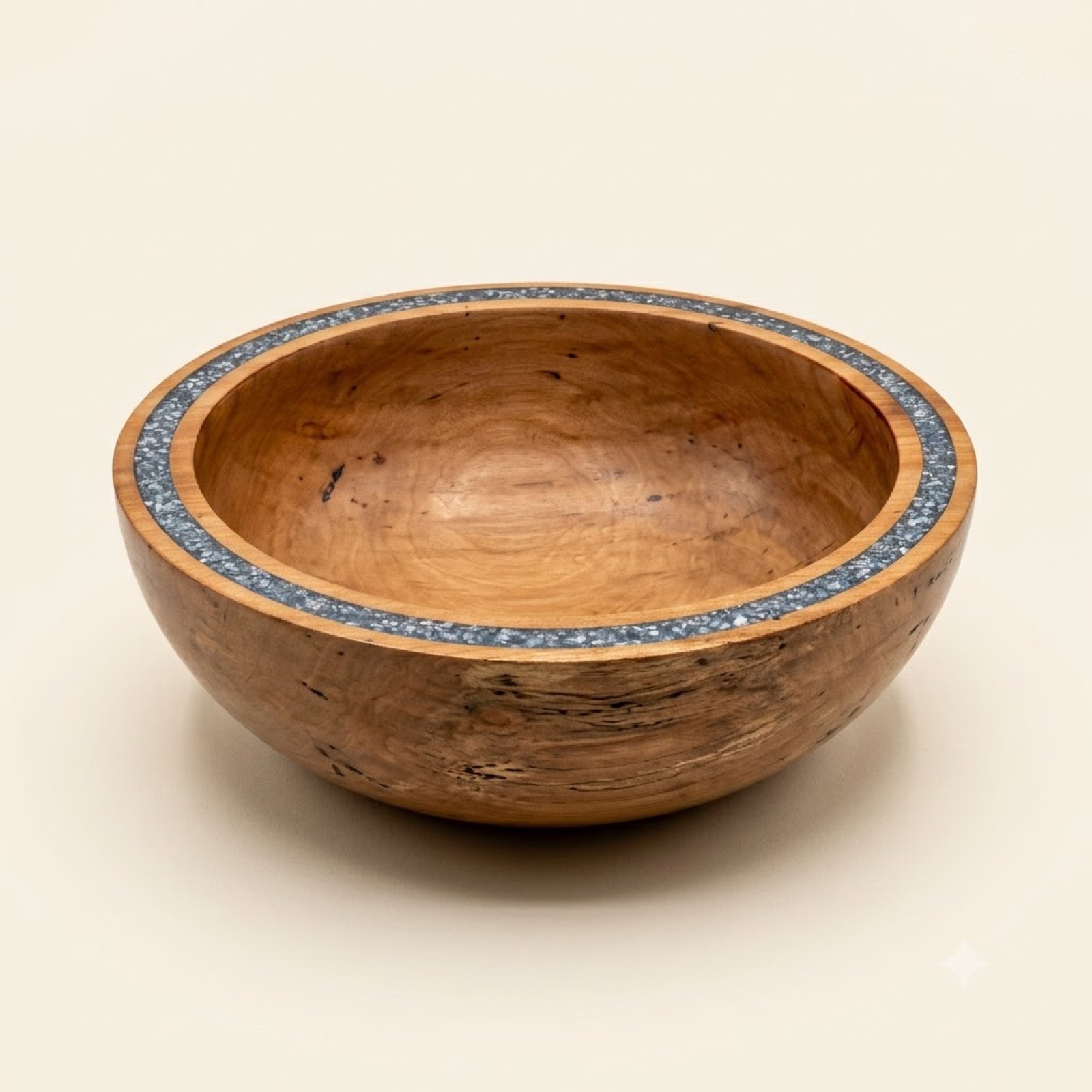 Pear Bowl with Crystal Inlay — Pear