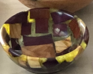 Epoxy and Wood Bowl — Wood and clear epoxy