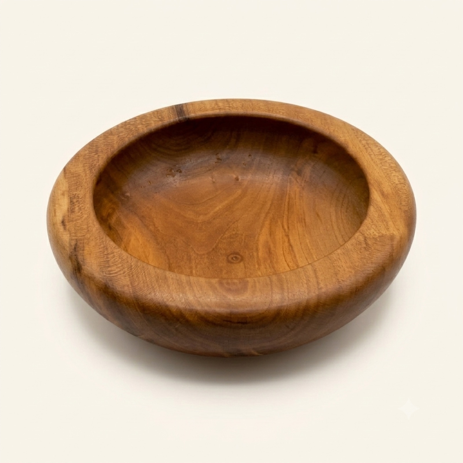 Cherry Bowl with Wrapped Edge — Cherry